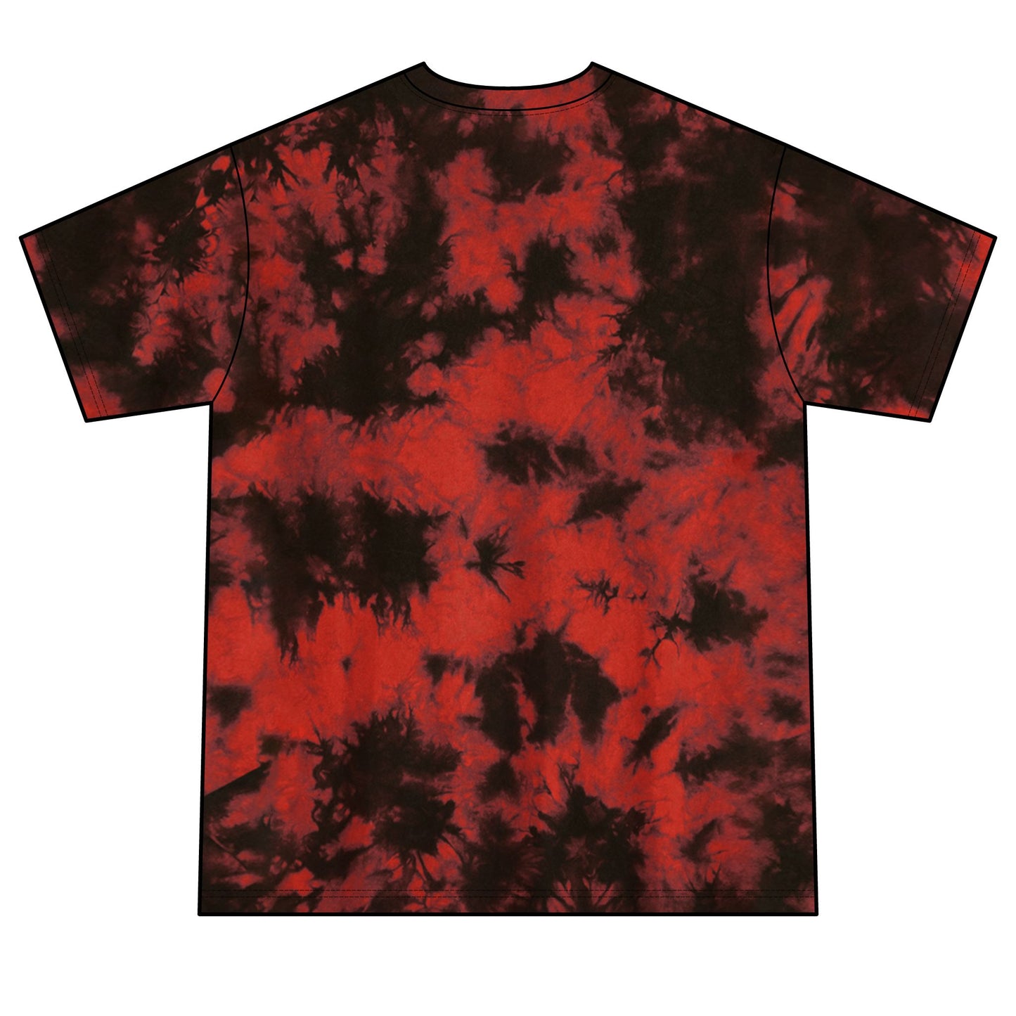 Time Force Red Ranger Helmet Tie-Dye Tee